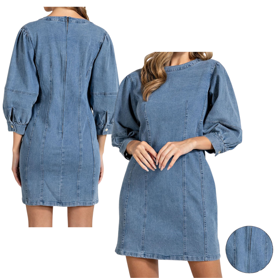 DENIM DRESS