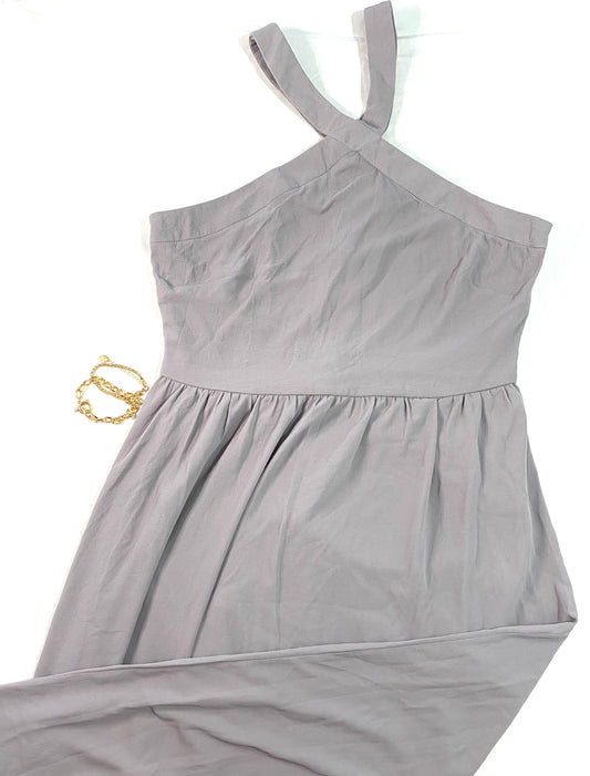 Elegant Halter Neck Maxi Dress