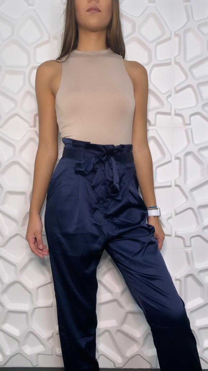 Woven Satin Pants